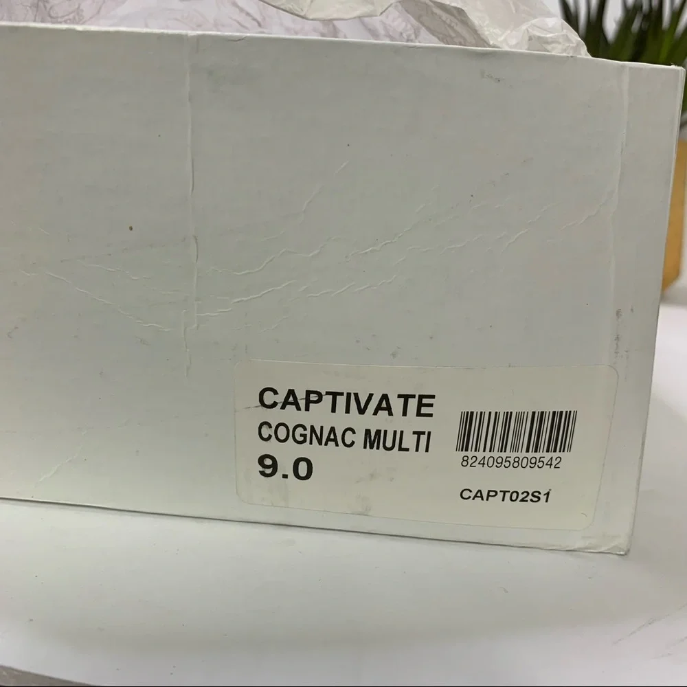 Steve Madden Women's Captivate Sandal - Cognac Multi size 9 - Picture 8 of 9